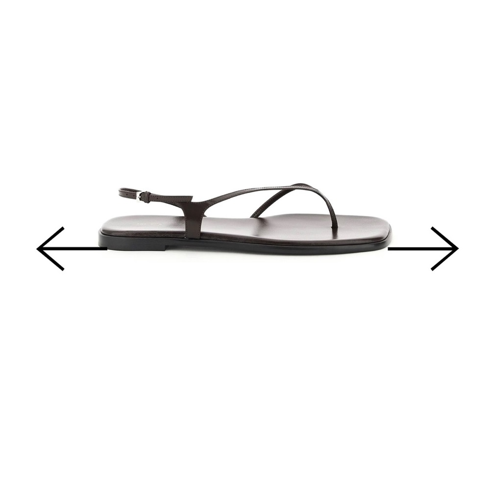 The Row Constance Leather Sandal